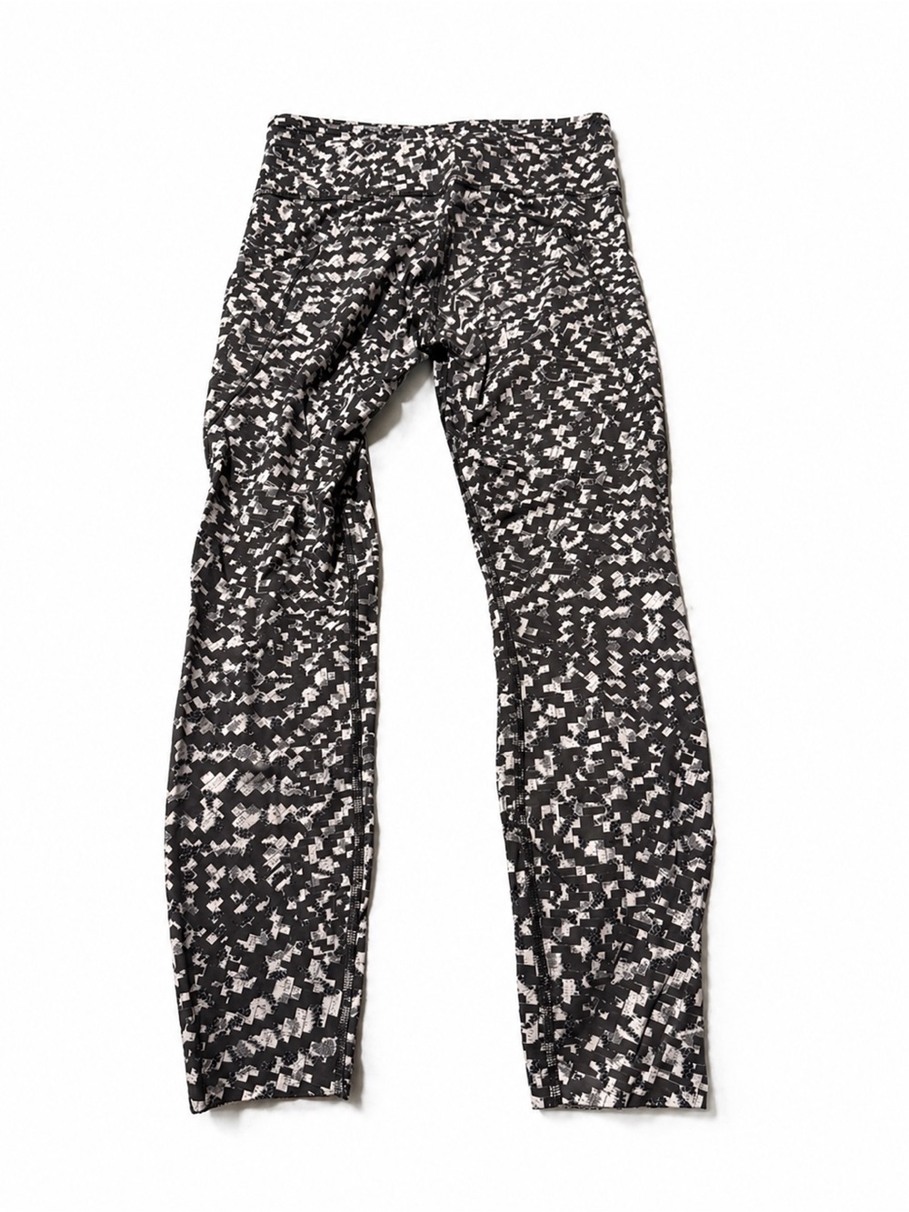 lululemon athletica Black & Gray Pixelated High-Rise Leggings - Picture 4 of 6
